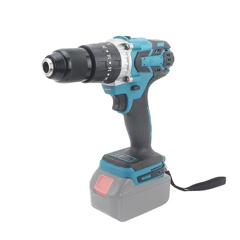 Lithium Power Tool Household Percussion Drill Electric Wrench Screwdriver For Makita 18V Li-ion Battery HongSong Lomvum JiangMi