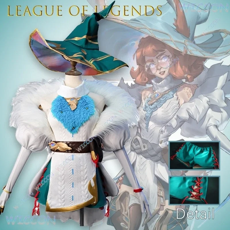 تأثيري ‌ ‌ ‌ ‌ ‌ ‌ ‌ ‌ ‌ ‌ ‌ ‌ جامعة الأساطير روح زهر ألورا تأثيري حلي الأرنب فتاة الزي أنيمي لعبة لطيف الوردي الأبيض فستان لو