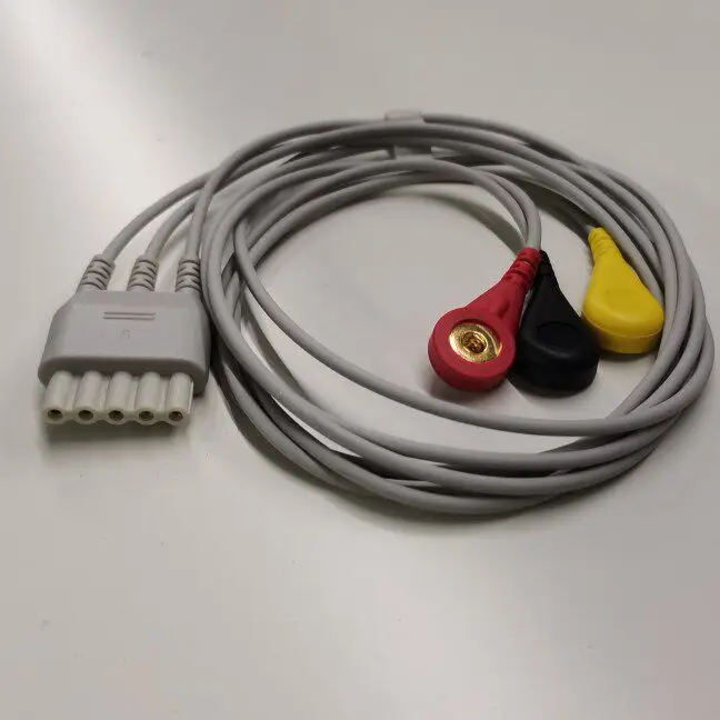 Monitors Accessories, ECG Telemetry Cable 3-lead Cable