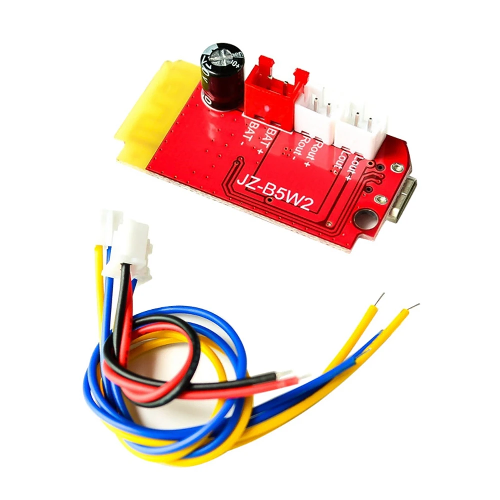 CT14 Micro-Type 4.2 Stereo Bluetooth Power Amplifier Board Module 3.7V 5VF 5W+5W Mini with Charging Port for Sound Box