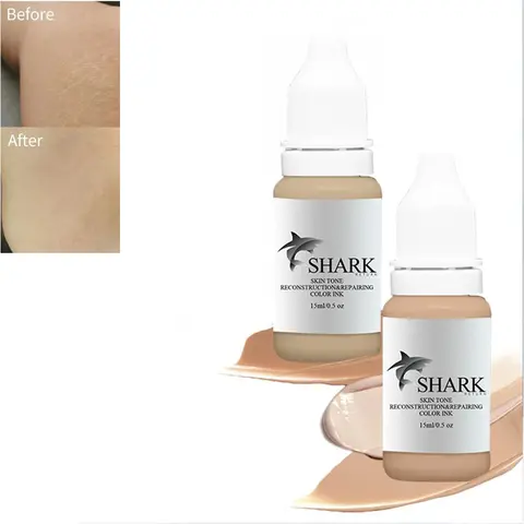 Bilashmart Professional Permanent Makeup Scars Stretch Marks Skin Natural Covering Tattoo Inks 15ML Skin Colour Remodeling Body Art Pigment
