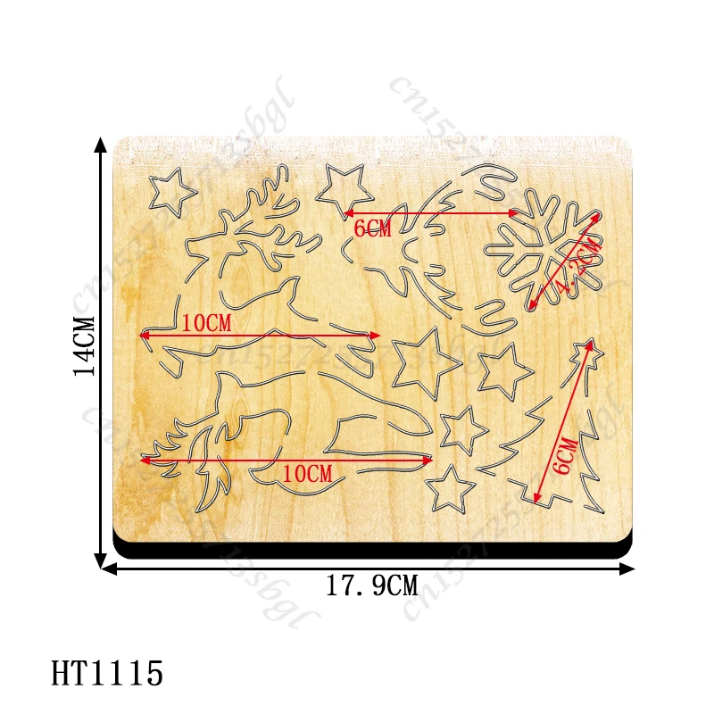 Deer Cutting dies - New Die 2022 Cutting And Wooden Mold,HT1115 Suitable For Common Die Cutting Machines On The Market.