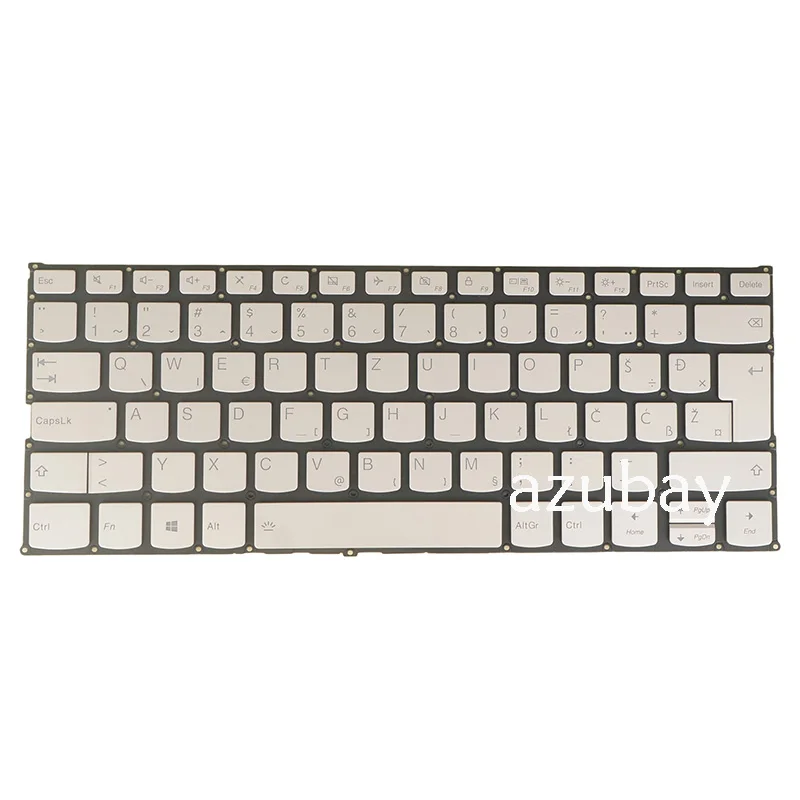 Laptop Backlit Keyboard For Lenovo ideapad C340-14IWL S740-14IIL FLEX-14IML FLEX-14IWL FLEX-14API  530S-15IKB Slovenian Croatian