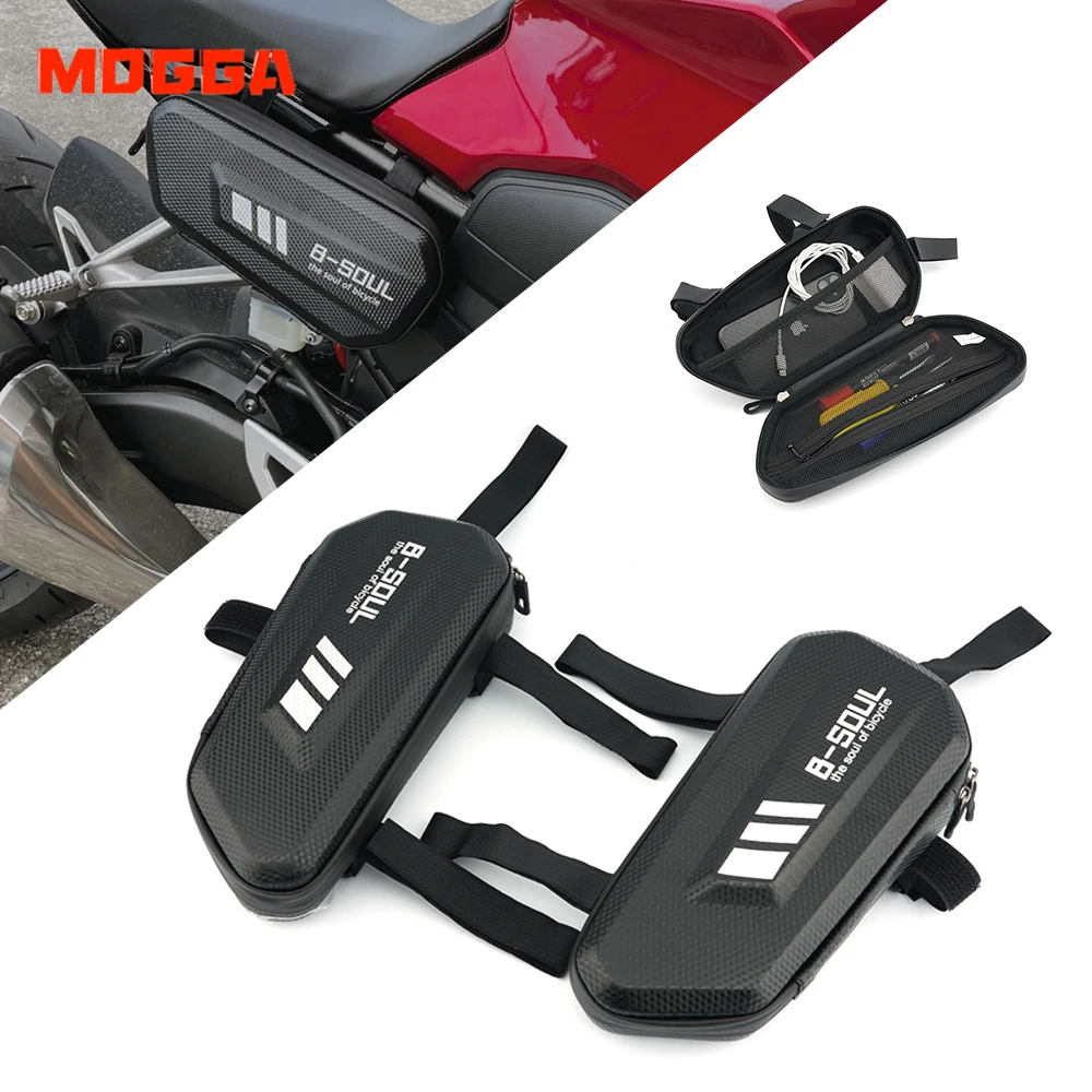 

For Kymco AK550 XCITING 250 300 350 400 400S 500 CT250 CT300 DownTown 125 300i Motorcycle Package Pack Triangle Side Case Bag