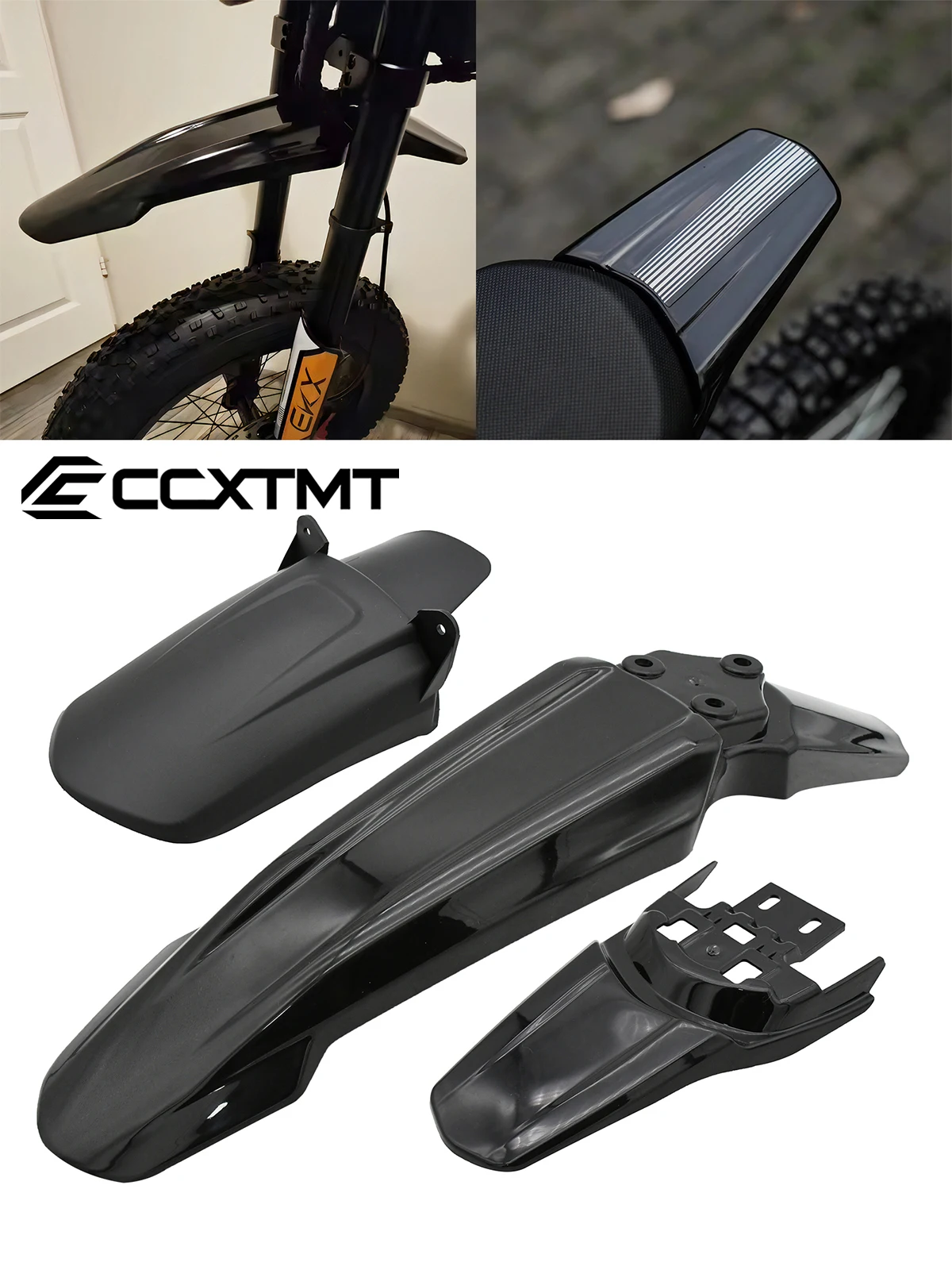 Błotniki przedniego tylnego koła do Segway X260 X160 do Surron Light Bee X i Light Bee S Części do montażu roweru elektrycznego — zdjęcie 2