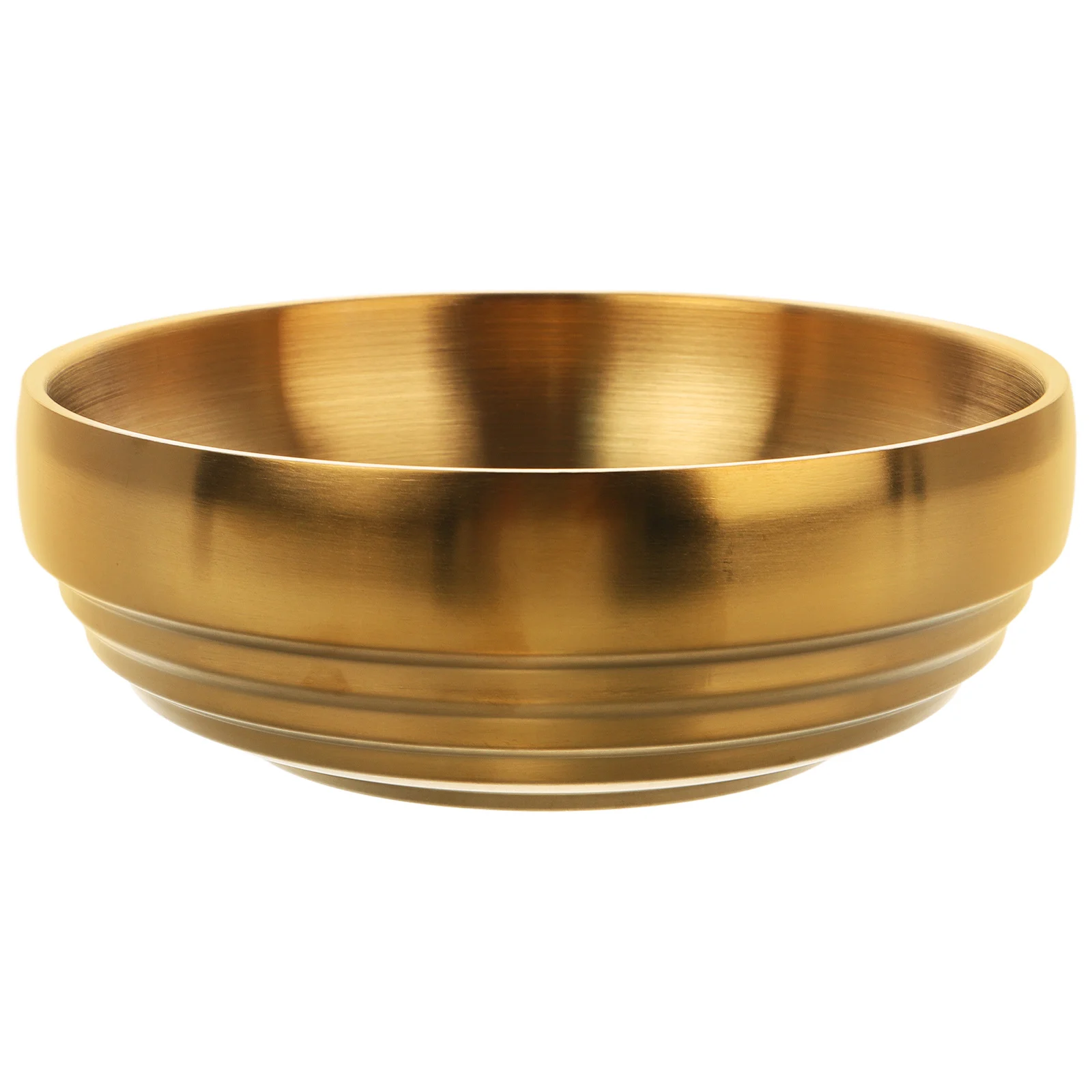 

Funomocya Gold Stainless Steel Decorative Bowl 19cm Key Tray Large for Entryway Home Storage Aesthetic Room Decor