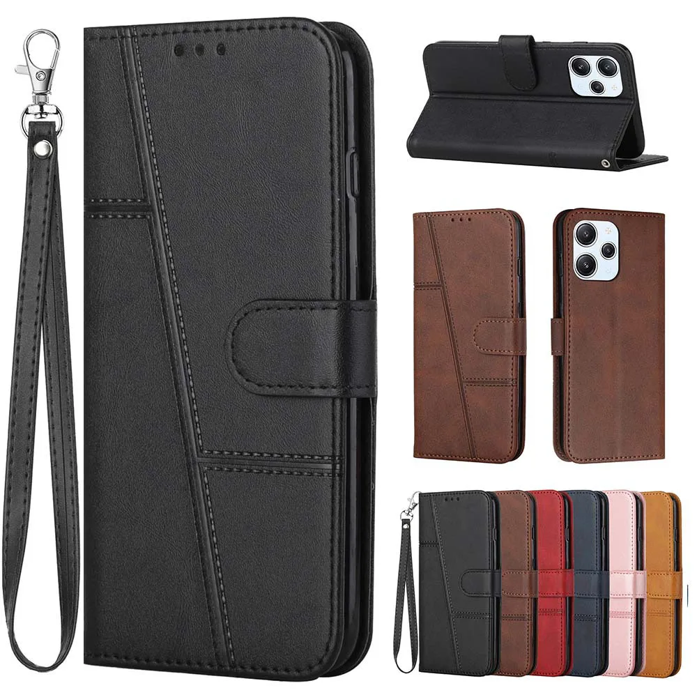 Card Holder Wallet Flip Case For Moto G85 G04 G14 G24 G34 G54 G84 G13 G23 G53 G73 G22 G52 G62 G72 Edge 50 Ultra Leather Cover