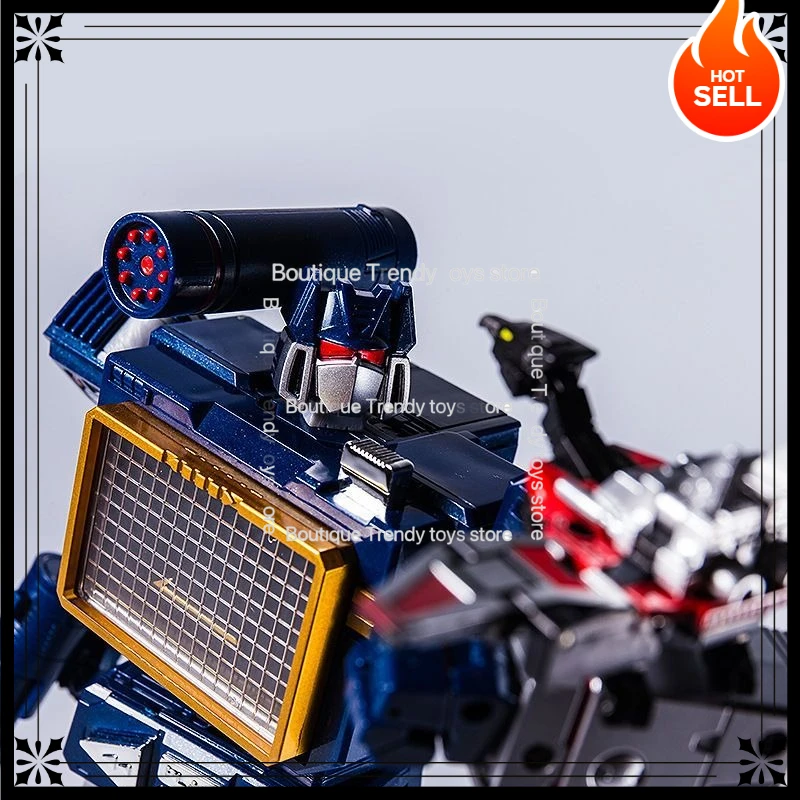 【En stock】Modèle de robot transformable en alliage THF 01J, enregistreur sonore, 6 bandes magnétiques, figurine d'action à collectionner, cadeau