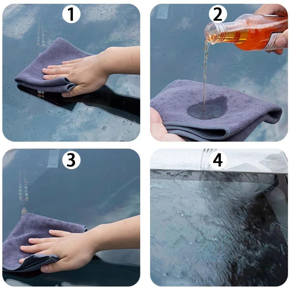 Car Windshield Polishing Oil Film Cleaner Concentrated Glass Cleaner Agents For Glass Birds Droppings Clean Car Detailing