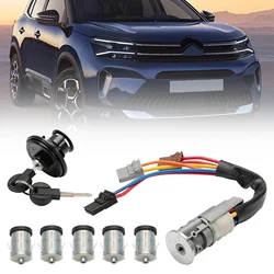 Lock Set Ignition Switch Kit 4162F4 4162L9 4162S1 4162-S1 For Citroen Jumpy Peugeot Expert Fiat Scudo Door Lock Barrels