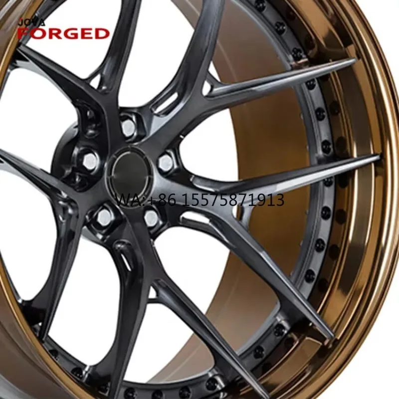 

Кованые двухсоставные диски 17x9J из алюминиевого сплава с глубоким вогнутым профилем для легковых автомобилей