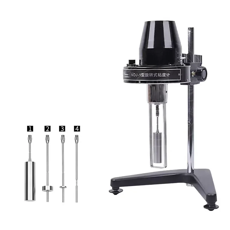 Portable Viscometer Tester Ndj-1 Rotational Viscometer with 1-4# Spindle PortableTester 110/220V