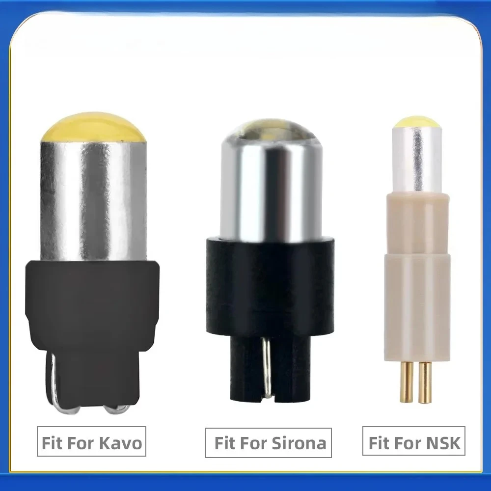 1pc Original Dental Oral Care LED Bulb Fiber Optic for High Speed Handpiece Quick Coupler Connector Fit for Kavo& NSK & Sirona