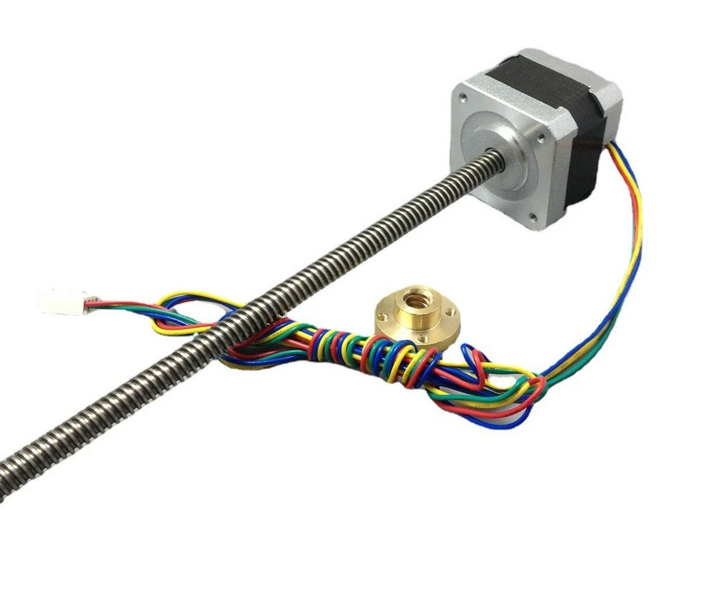 

Hybrid 42 57BYGH Linear Screw Stepper Motor Micro 3D Printer Motor