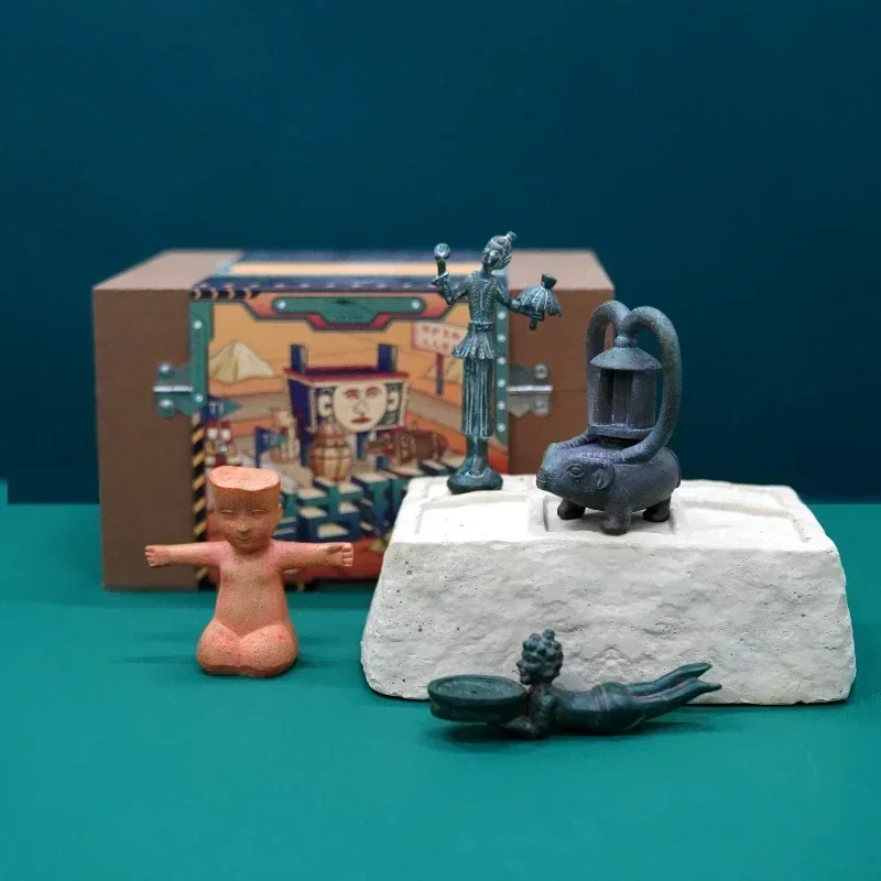 

Хунанский провинциальный музей, национальная и творческая археологическая фотография, Милая модель аниме, коробка сюрпризов, подарочная коробка