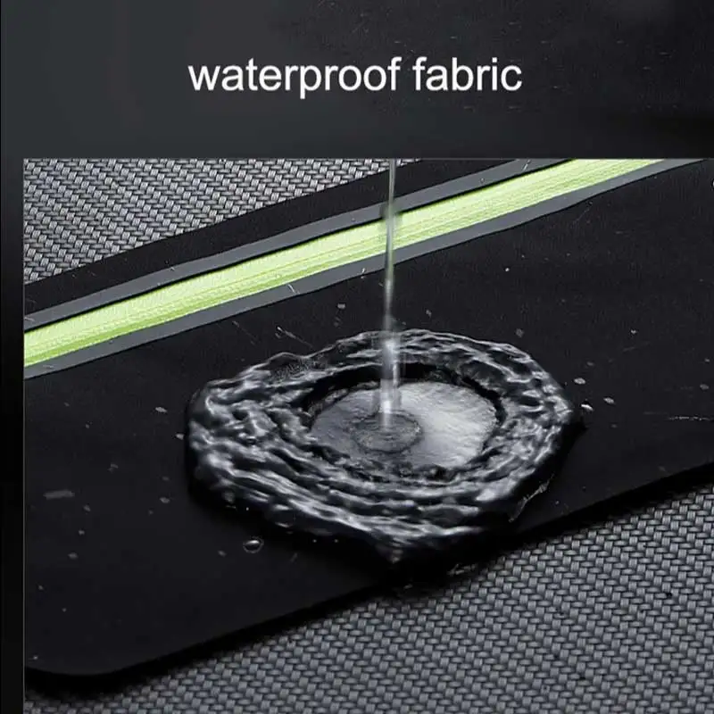 Tas Pinggang Lari Ultra Tipis Tas Ritsleting Ketat Tahan Air Lycra Kantong Ponsel Olahraga Jogging Luar Ruangan Portabel