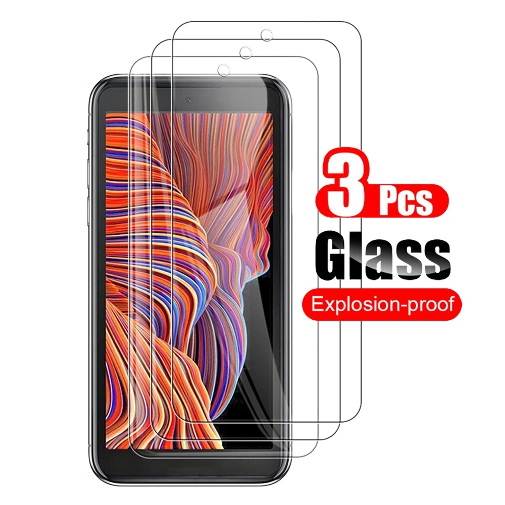 

3PCS Tempered Glass For Samsung Galaxy X cover 6 pro 5 Protective Film Screen Protector For Galaxy Xcover6 XCover5 6 Pro