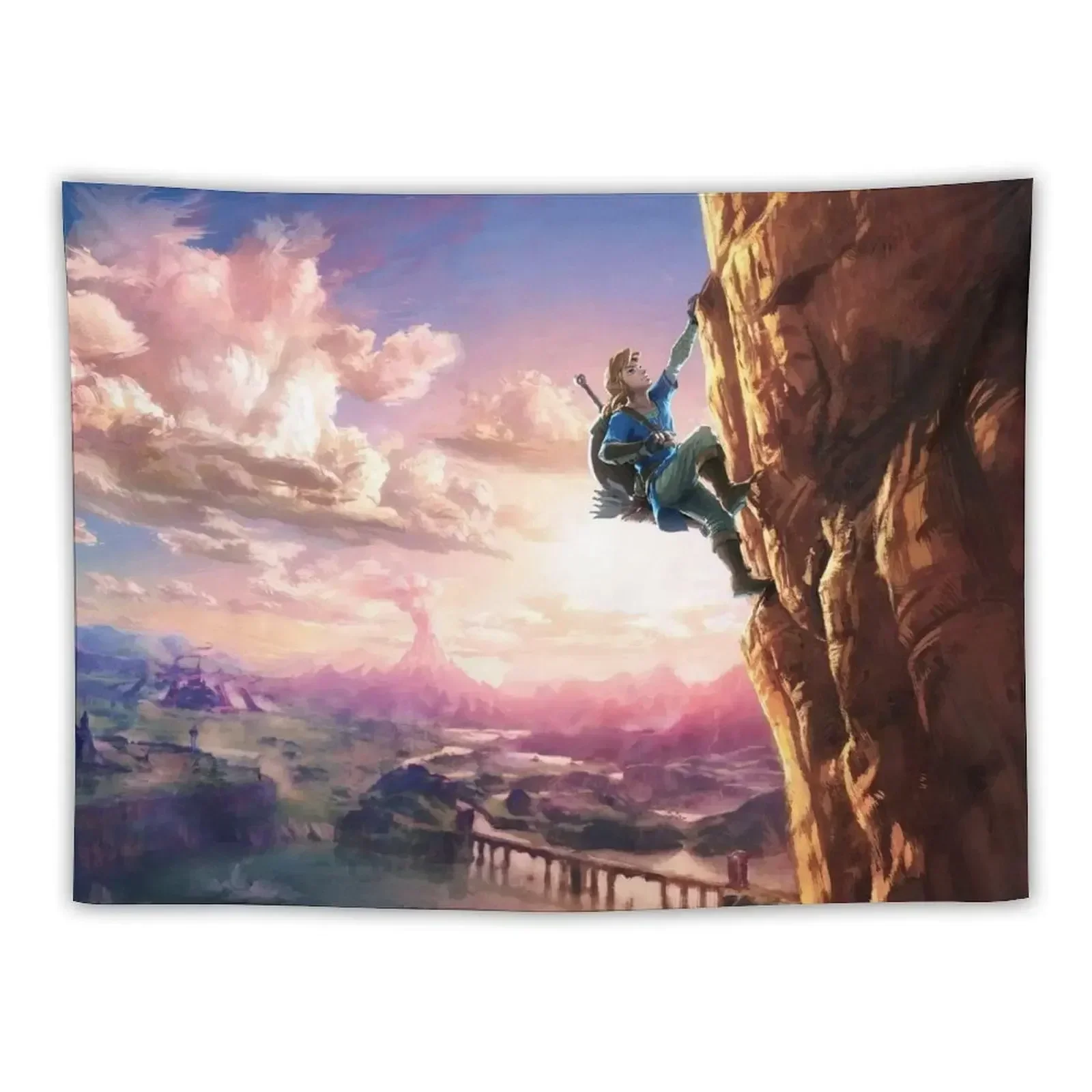 

BOTW Climb Tapestry Wall Carpet Anime Decor Wall Decorations Things To The Room Tapestry