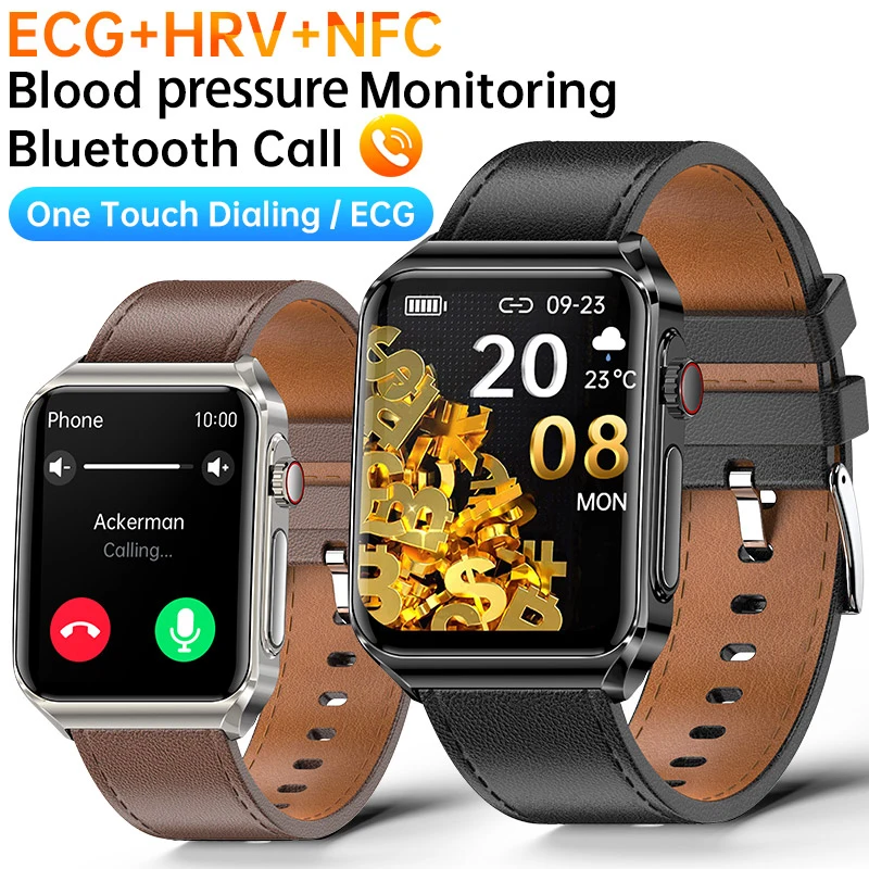 

Новинка 2023 года, ЭКГ + HRV, Bluetooth-вызов, умные часы, мониторинг сердечного ритма, давления, сна, MET, тест на состав тела, 130+ спортивных режимов