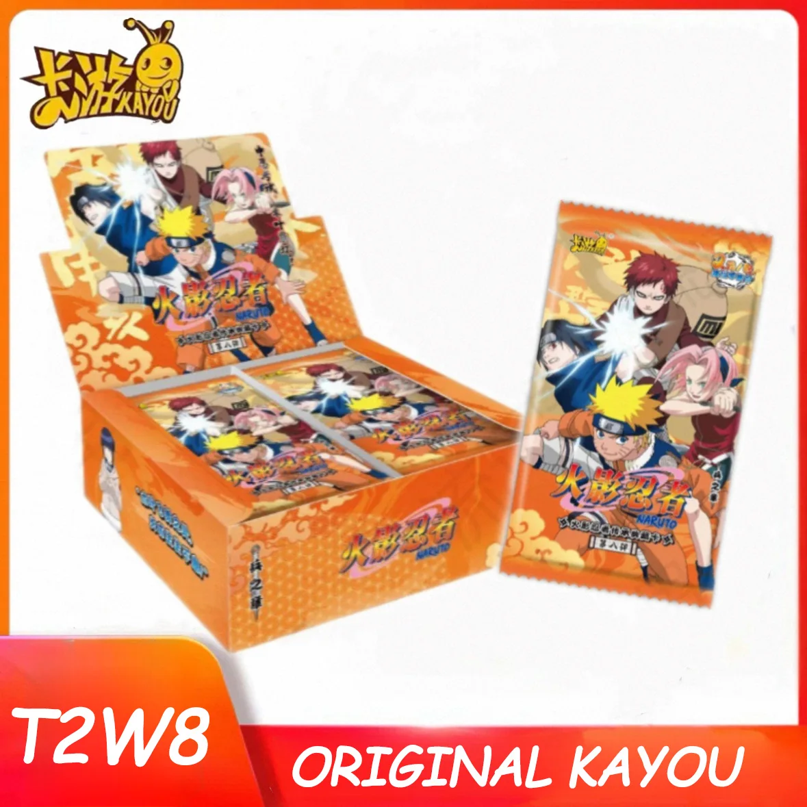 

KAYOU Box Genuine T2W8 Naruto Card Box Tier 2 Wave 8 SE BP NR CR Аниме Саске Коллекция персонажей Карты Хобби Детские игрушки Подарок