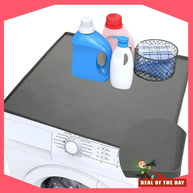 24-Hour Delivery Dryer Mat For Top Of Dryer Silicone Washer Dryer Cover Top Washing Machine Cover Dust-Proof Waterproof Protecto