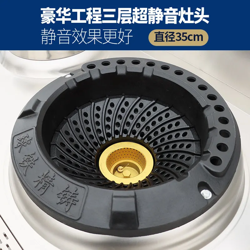 CF-29 commercial fire stove gas energy saving single and double stove stainless steel gas stove kitchen natural liquefied gas