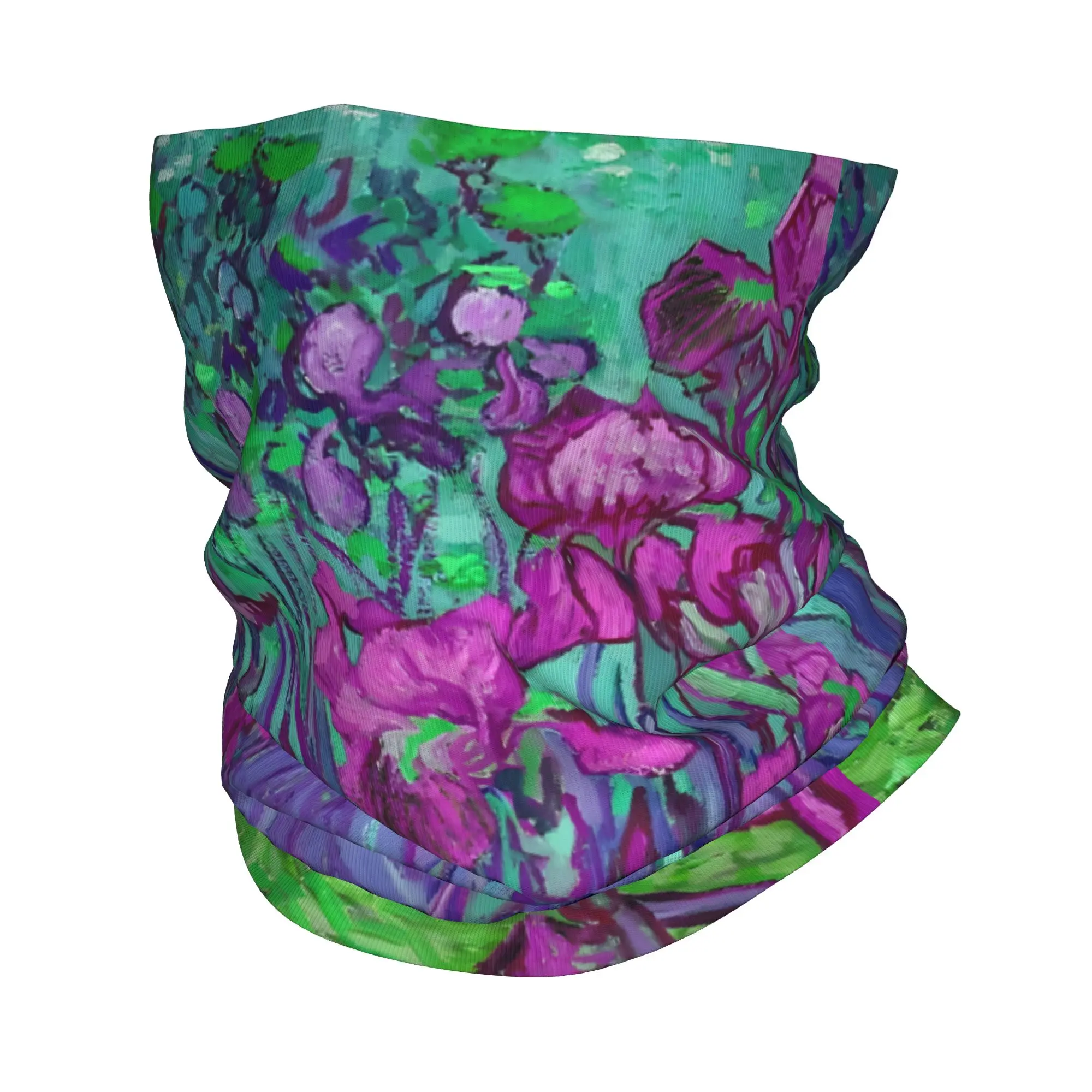 Custom Vincent Van Gogh Winter Headband Neck Warm Women Men Hiking Running Tube Scarf Impressionist Painter Face Bandana Gaiter