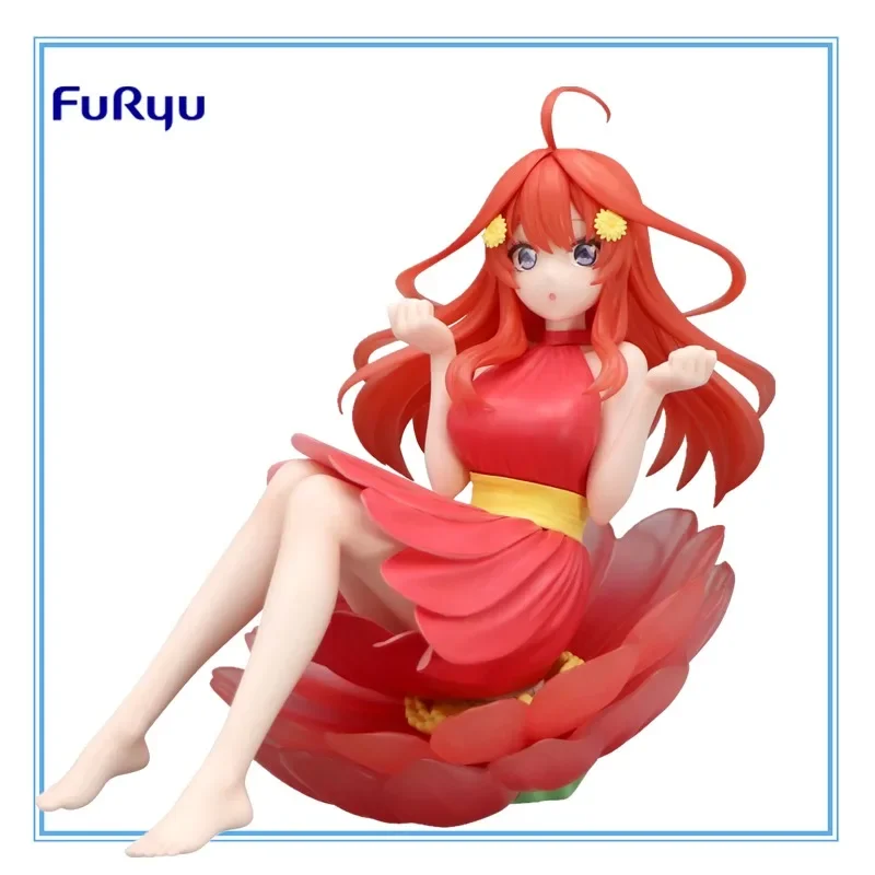

Оригинальный FuRyu The Quintessential Quintuplets Bloo-me! Накано Ицуки ПВХ аниме фигурка коллекция модель подарки игрушки