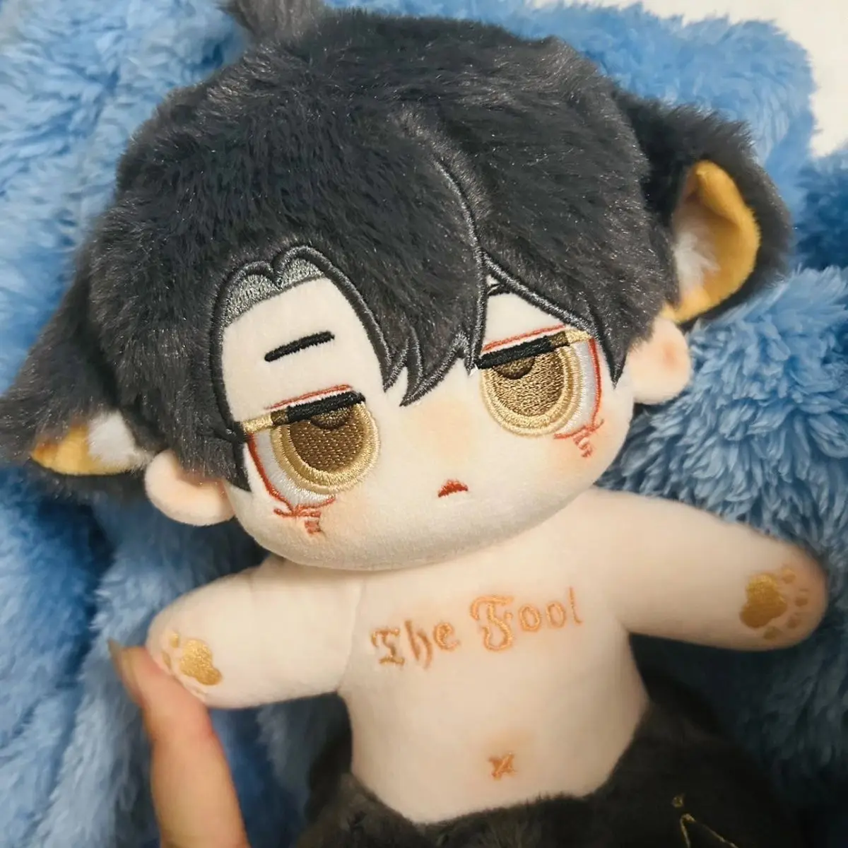New 20cm Monster Ear Boy Klein Moretti Cosplay Soft Plush Cotton Doll Body Dress Up Stuffed Plushie Pillow Toys Figure Xmas Gift