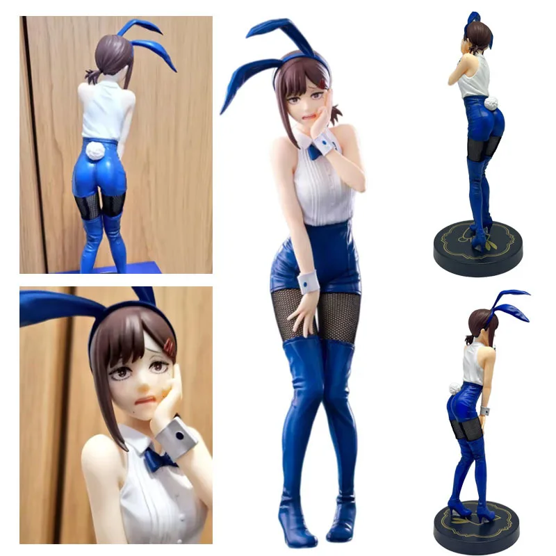 Figurines d'anime Furyu Chainsaw Man 24cm Higashiyama Kobeni Bunny Girl originales et authentiques, jouets pour enfants Qwiooe, vente en gros, livraison directe
