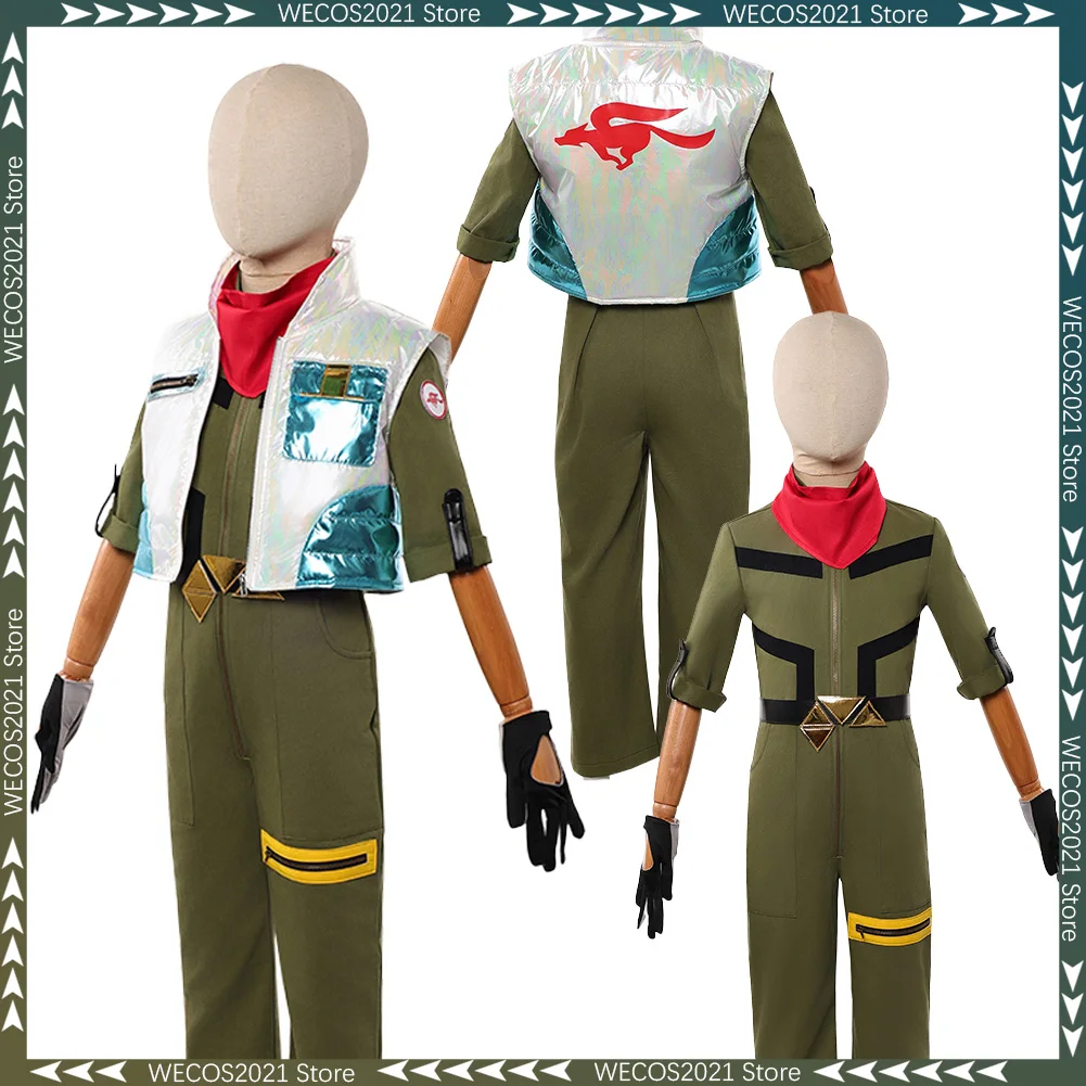 

Disguise Star Fox Cosplay Youth Clothing Anime Game 2026 Movie Costume Halloween Teen 6 to 14 Years Role Play Dress Up Outfits