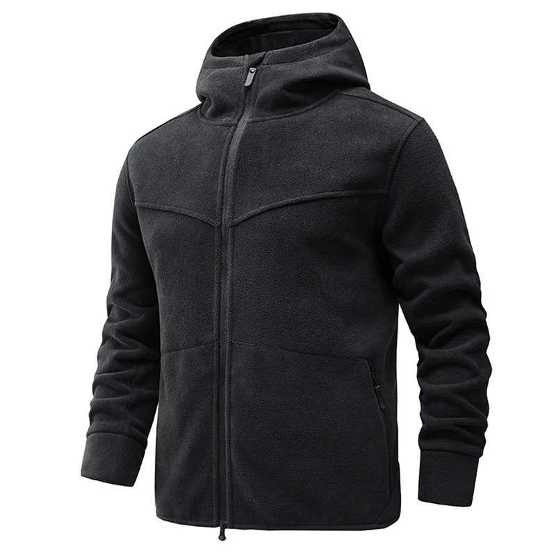 2022 Winter New Outdoor Tactical Soft Shell Fleece Jackets Men Hooded Windproof Mens Thermal US SWAT Army Hunt Hiking Coats 4XL