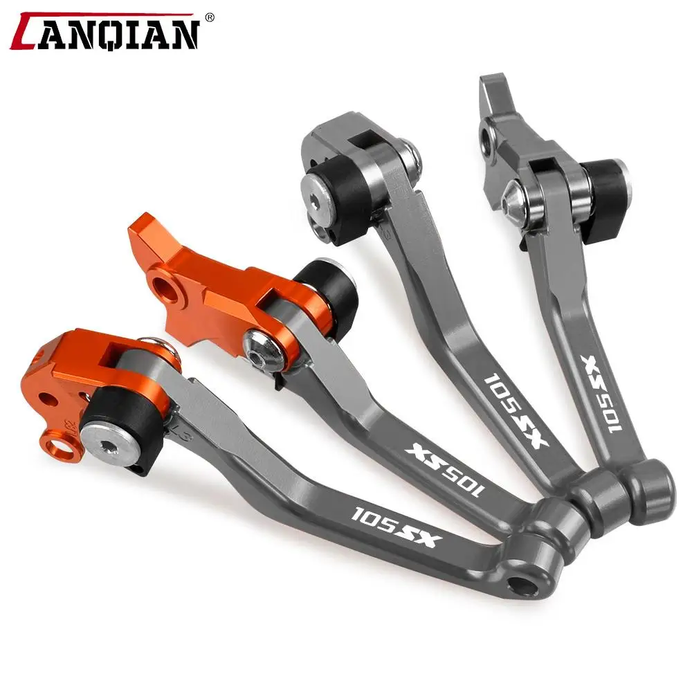 

For 105SX 105 SX 2007 2008 2009 2010 2011 Motocross Foldable Pivot Dirt Bike CNC Handlebar Brake Clutch Levers Handle Lever