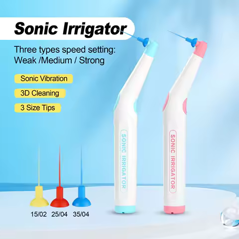 Dental Basic Instrument Endo Cleaning 120pcs Tips Sonic Irrigator Dentistry Sonic Activator For Endo Root Canal