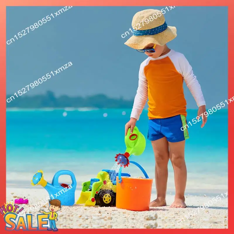 ABCL 4PCS Plastic Watering Cans Chicken Watering Garden Play Watering Cans Kids Beach Bath Watering Cans Random Color Durable