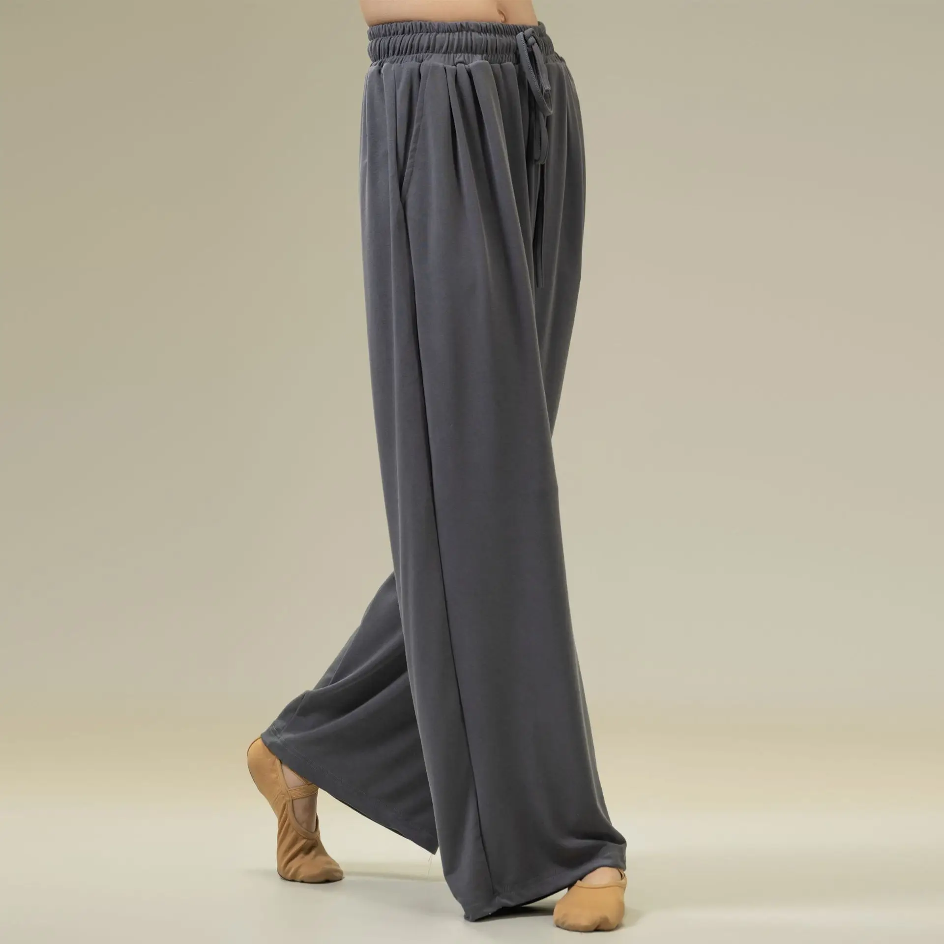 

Modern dance pants adult body training pants autumn and winter 2024 new classical dance clothes women's straight wide-leg pants