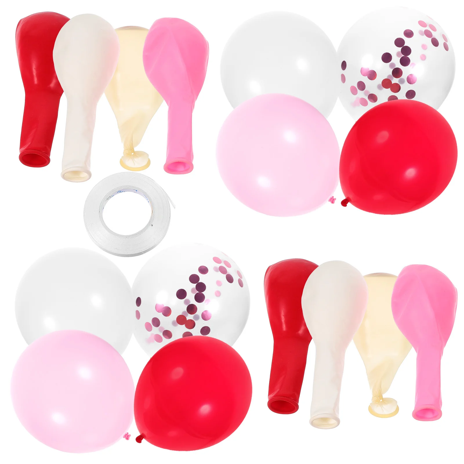 

40Pcs Balloon Set Valentine's Day Decoration Balloons for Party Wall Ceiling Door Tree Layout Valentine Day Balloons
