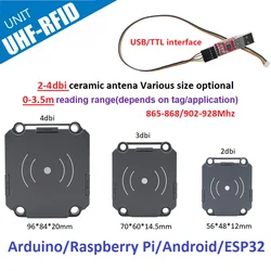 Yanpodo-uhf rfidリーダーユニット,モジュールリーダー,m5スタック,18000,6c,epc gen2,865mhz,915mhz