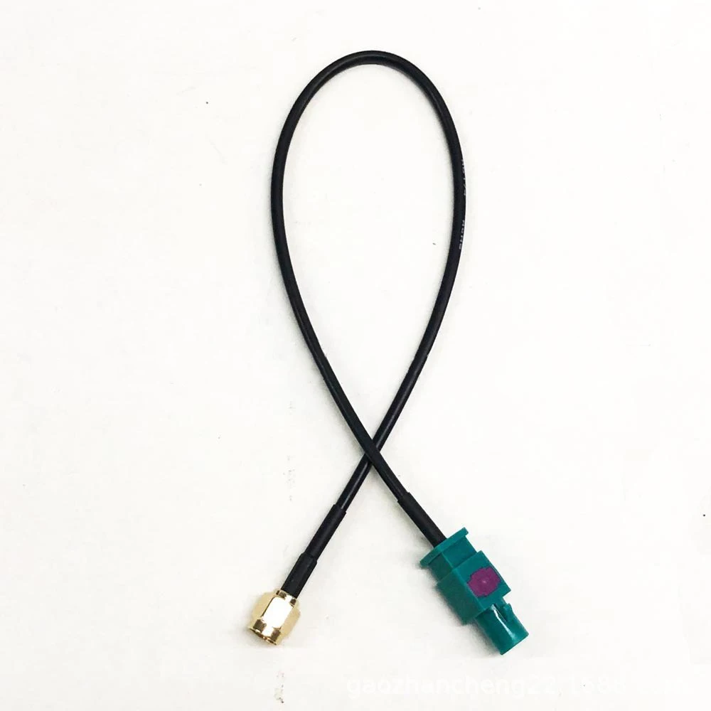 Universal Antenna Adapter Cable Fakra-Z Male To SMA Male Plug For GSM GPS DAB TV Antennas RG174 Cable