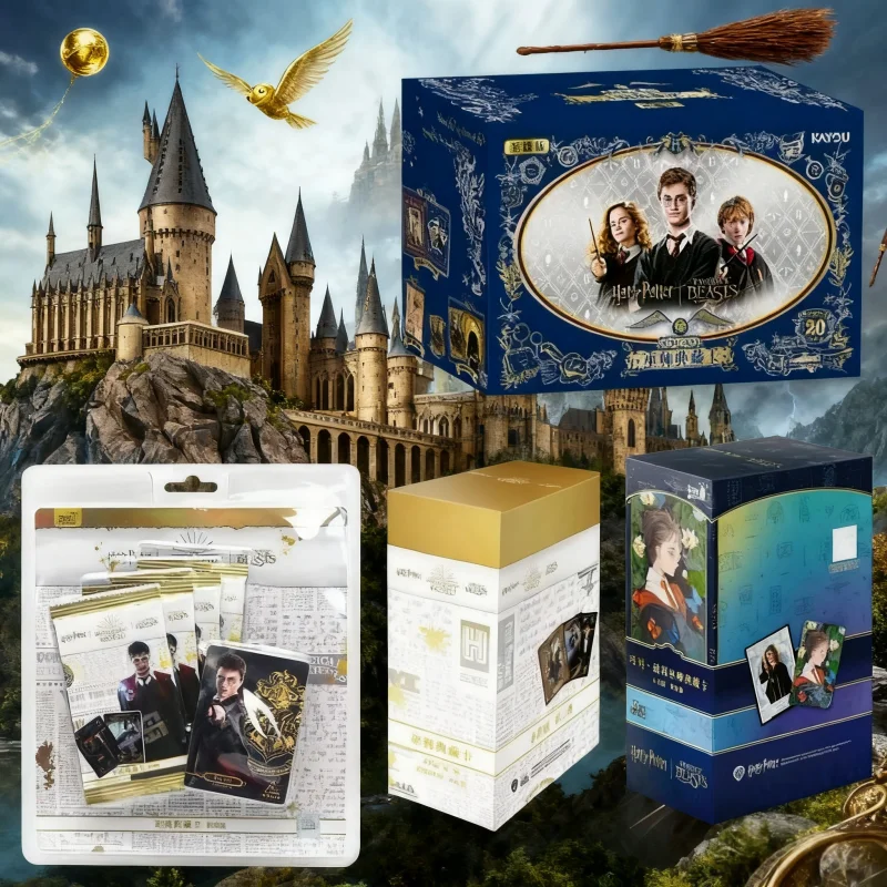 

KAYOU True Harry Potter Card Harry James Fun Session Специальный комплект Приключения в ярких лет Коллекция карточек Игрушки Подарки