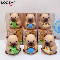 1pc Creative Capybara 3D Cartoon Shape Pencil Sharpener Cute Penknife Kid Plastic Desktop Trinkets School Stationery Gift Random