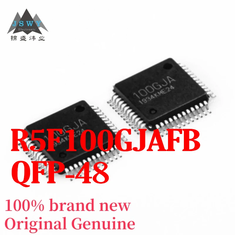 

(1/5 piece) R5F100GJAFB Embedded Microcontroller with silkscreen 100GJA LQFP-48, Brand New Original