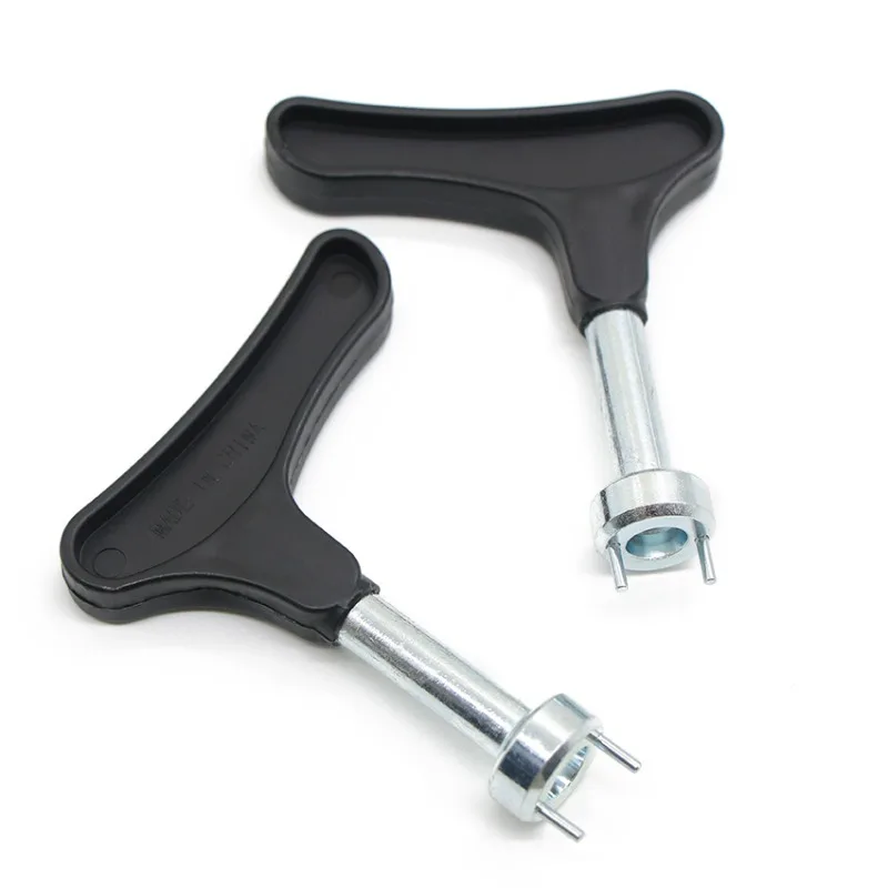 1 Pc Golf Shoe Spike Wrench, Black Shoe Spike Remover Installer Tool for Golf Cleats, Rotatable Shoe Nail Detacher