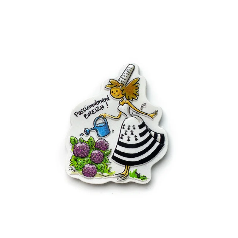 

French Brittany Cartoon Animation Character Creative Magnetic Fridge Magnet Creative Travel Souvenir Decoration Gift