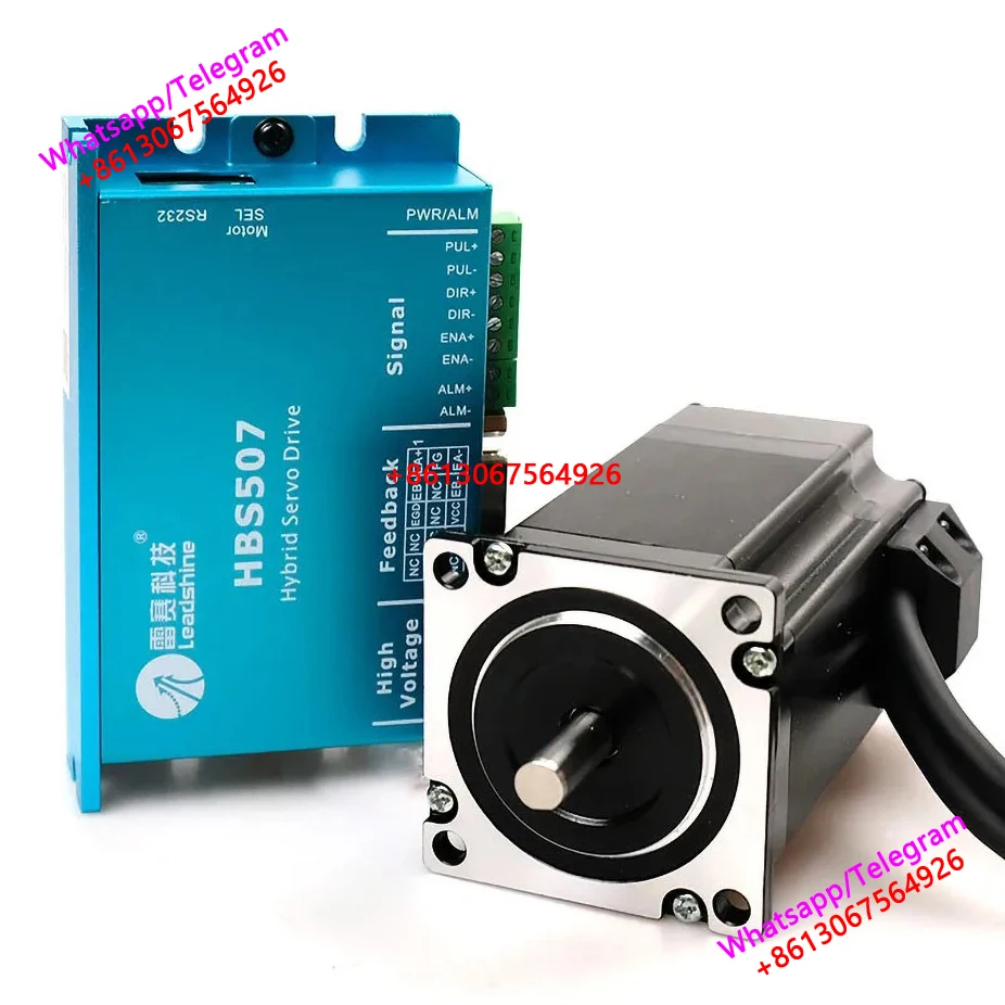 leadshine Nema23 Three-phase Hybrid Servo Motor Drive Hbs507, 573hbm20-1000 Set 57 Closed-loop Motor Leisai Genuine