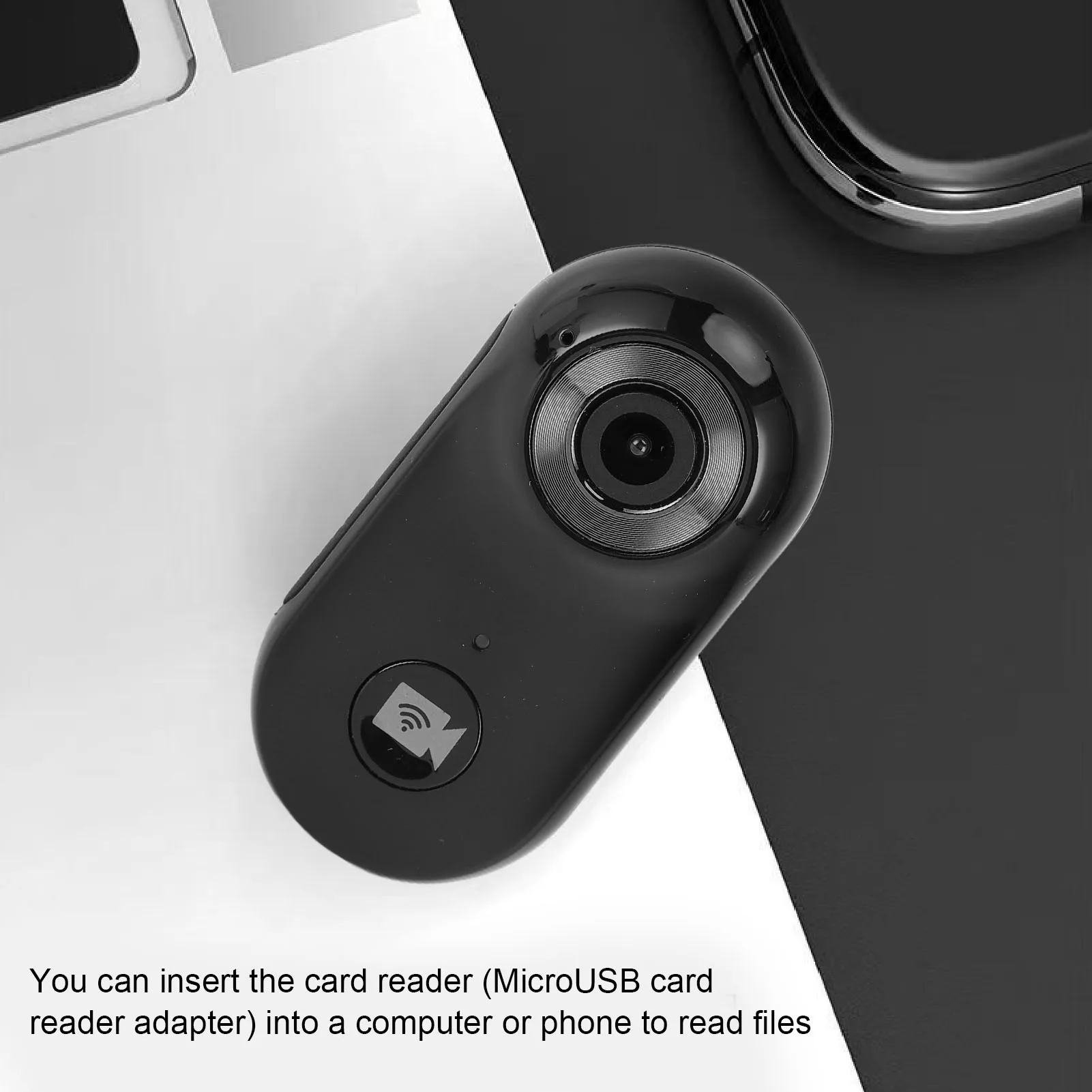 

Body Cam Thumb Camera 1080P 2MP Wireless WiFi Magnetic Action Camera Body Cam for Outdoor Adventure Daily Recording Thumb Camera