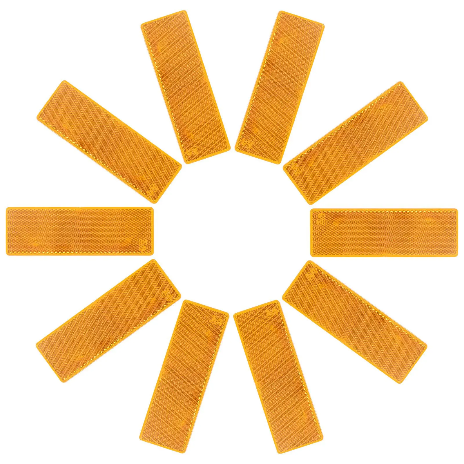 

25Pcs Reflective Tape Waterproof Self-Adhesive Reflector Sticker Honeycomb Pattern Warning Tape Durable Car Door Reflectors