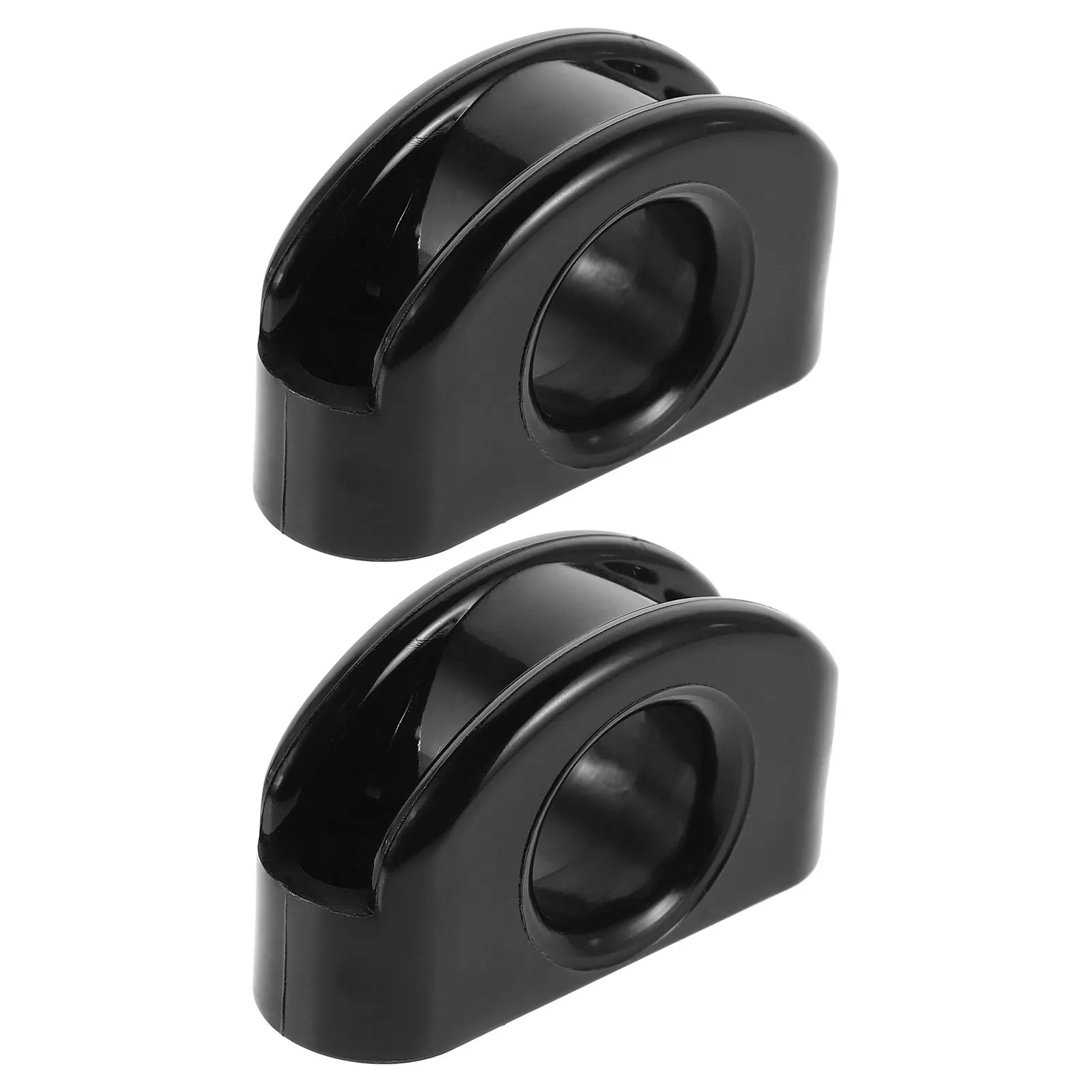 Guide de poulie en Nylon, 2 pièces, bloc de poulie à fonctionnement fluide marin pour bateaux de Kayak, Yacht, accessoires de pêche, Kit de chariot