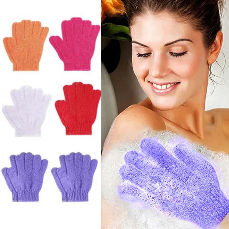 

10Pcs/set Bath Glove for Peeling Exfoliating Mitt Glove with Shower Scrub Gloves Resistance Body Massage Sponge Wash Skin