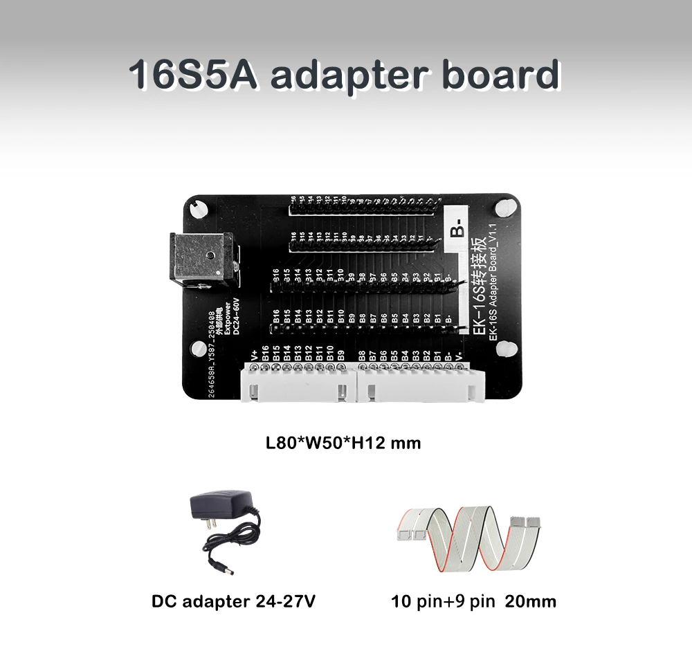 Adapter Board and Acquisition Cable Applicable 16S5A 24S5A 24S10A 24S15A 24S20A